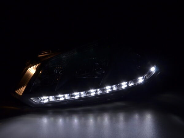 Phare Daylight LED feux diurnes VW Golf 6 type 1K 08- noir pour conduite à droite - – Image 2