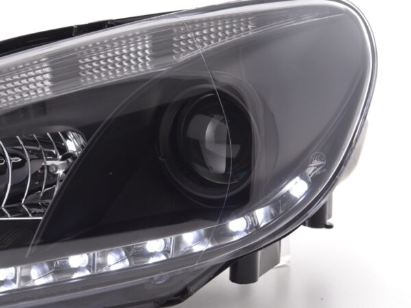 Phare Daylight LED feux diurnes VW Golf 6 type 1K 08- noir pour conduite à droite - – Image 5