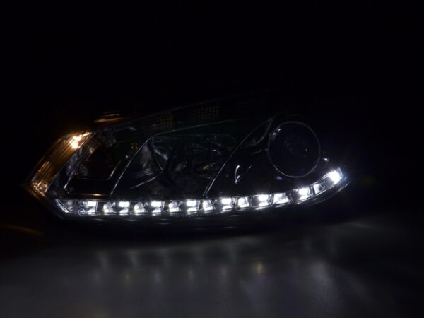Phare Daylight LED Feux de jour LED VW Golf 6 type 1K 08- chrome pour conduite à droite - – Image 2