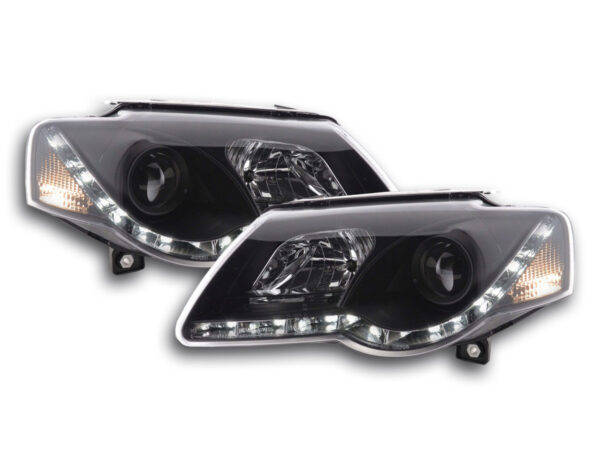 Phare Daylight LED feux de jour VW Passat B6 3C noir -