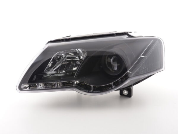 Phare Daylight LED look DRL VW Passat type 3C 05- noir pour conduite à droite - – Image 3