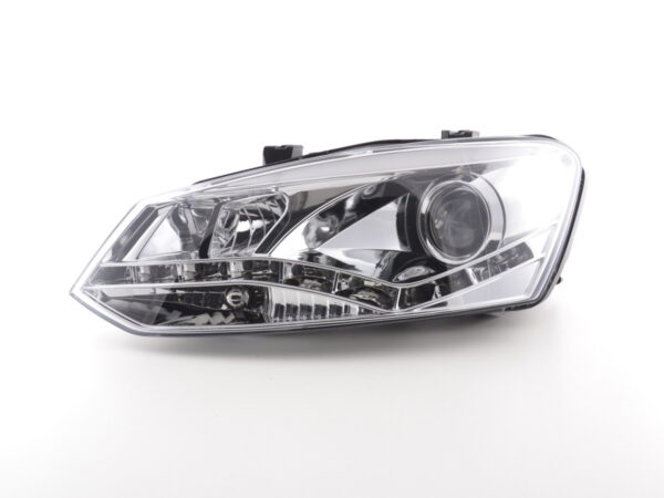 Phare Daylight LED Feux de jour LED VW Polo 6R 09- chromés pour conduite à droite - – Image 3