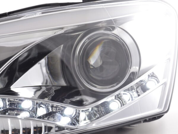 Phare Daylight LED Feux de jour LED VW Polo 6R 09- chromés pour conduite à droite - – Image 5