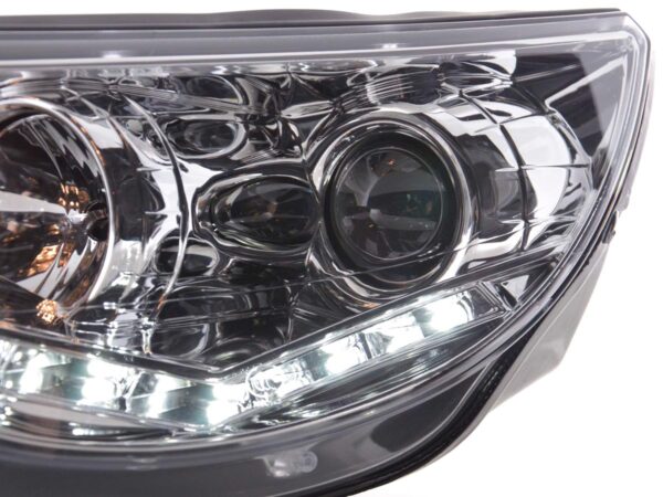 Phares Daylight LED feux de jour VW Tiguan 07-11 chrome - – Image 5
