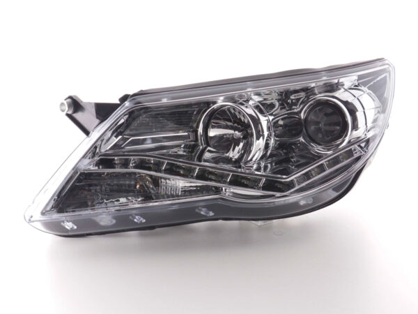 Phares Daylight LED feux de jour VW Tiguan 07-11 chrome - – Image 4