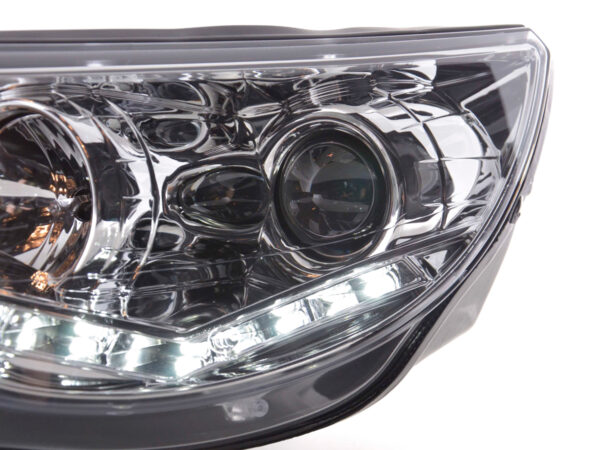 Phares Daylight LED feux de jour VW Tiguan 07-11 chrome - – Image 5