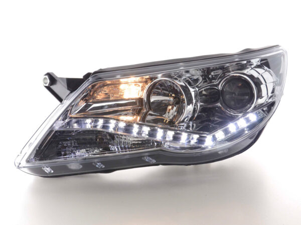 Phare Daylight LED DRL look VW Tiguan 07-11 chrome - – Image 2
