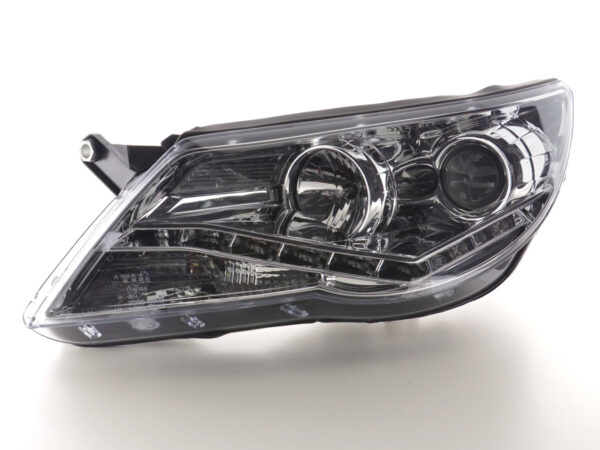 Phare Daylight LED DRL look VW Tiguan 07-11 chrome - – Image 4