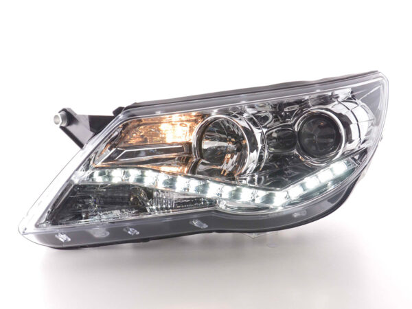 Phare Daylight LED DRL look VW Tiguan 07-11 chrome - – Image 2