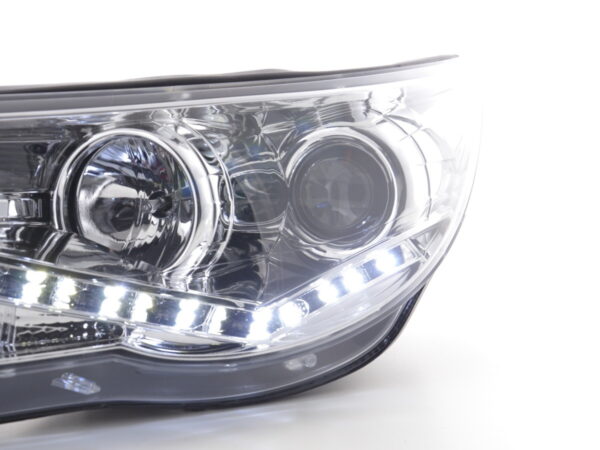 Phare Daylight LED DRL look VW Tiguan 07-11 chromé pour conduite à droite - – Image 5