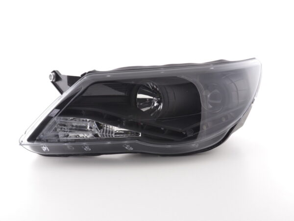 Phare Daylight LED look DRL VW Tiguan 07-11 noir pour conduite à droite - – Image 3