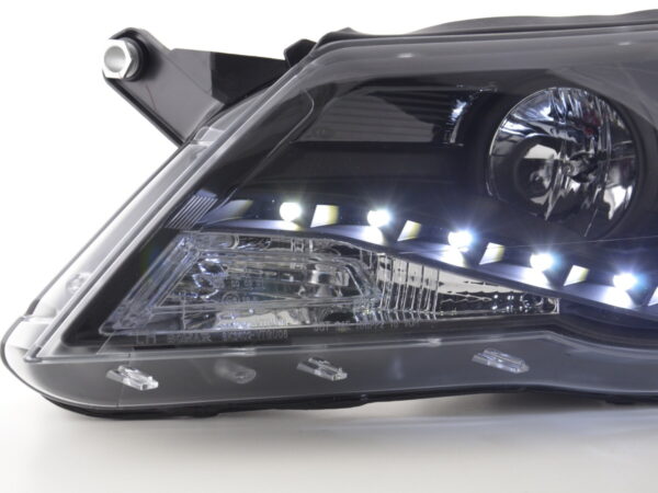 Phare Daylight LED look DRL VW Tiguan 07-11 noir pour conduite à droite - – Image 4