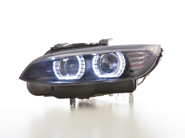 Phares Xenon Daylight LED feux de jour BMW Série 3 E92 / E93 06-10 noir -