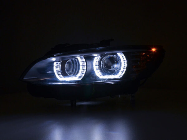 Phares Xenon Daylight LED feux de jour BMW Série 3 E92 / E93 06-10 noir - – Image 2