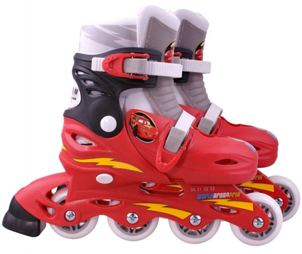 Patins à roulettes en ligne Patins à roues alignées Cars Hardboot Red taille 27-30 - Disney – Image 6