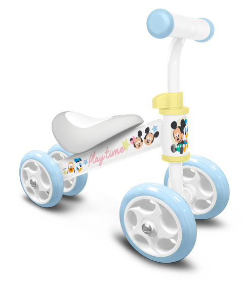 Vélos de rééducation Play Time Mickey Loopfiets met 4 wielen Junior Blanc/Bleu ciel - Disney – Image 5