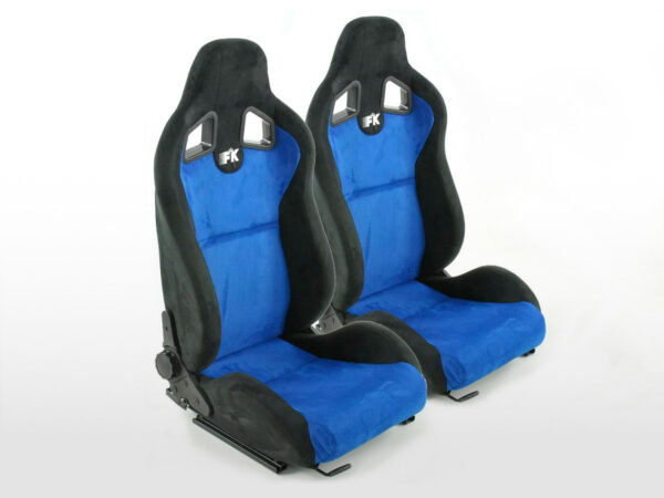 Sièges sport FK Sièges demi-coque automatiques Set Columbus au look sport automobile -