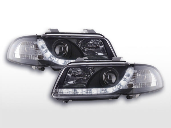 Phares Daylight LED Feux de jour LED Audi A4 B5 8D 94-99 noir -