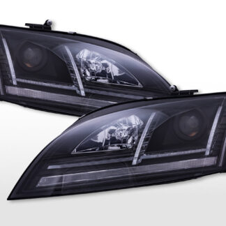 Kit phares xénon avec feux diurnes LED Audi TT (8J) 2006-2013 noir -