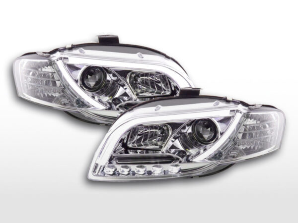 Phare Daylight LED feux de jour Audi A4 type 8E 04-08 chrome -