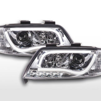 Phare Daylight LED DRL look Audi A6 type 4B 97-01 chrome -