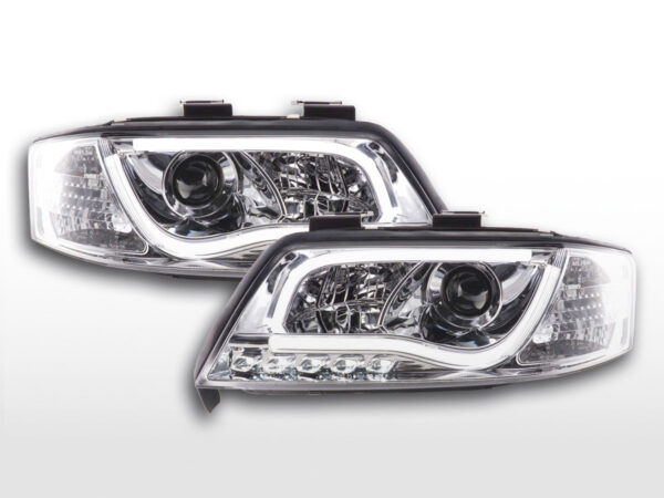 Phare Daylight LED DRL look Audi A6 type 4B 01-04 chrome -