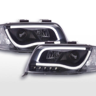 Phare Daylight LED DRL look Audi A6 type 4B 01-04 noir -