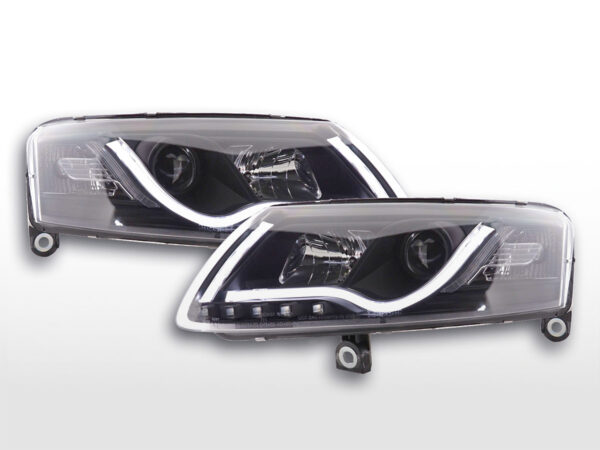 Phare Daylight LED DRL look Audi A6 type 4F 04-08 noir -