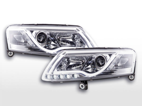 Phare Daylight LED feux de jour Audi A6 type 4F 04-08 chrome -