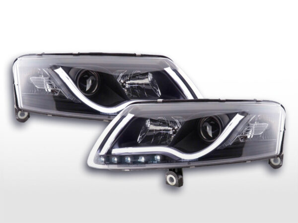 Phare Daylight LED feux de jour Audi A6 type 4F 04-08 noir -