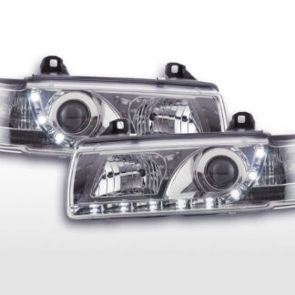 Phares Daylight Feux de jour à LED BMW Série 3 E36 berline 92-98 chrome -