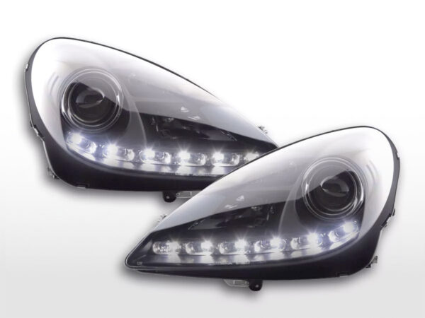 Phare Daylight LED DRL look Mercedes SLK 171 04-11 noir -
