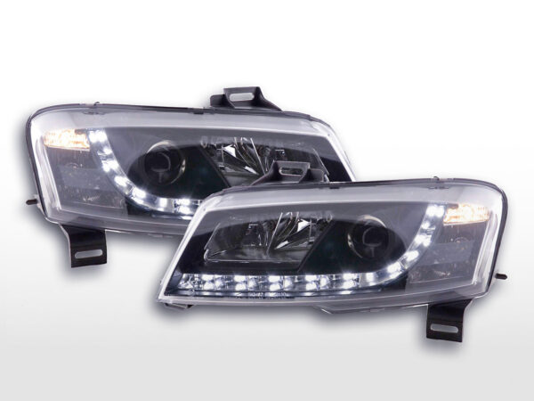 Phare Daylight LED feux de jour Fiat Stilo 01-06 noir -