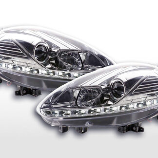 Phare Daylight LED feux de jour Fiat Punto Evo 09- chrome -