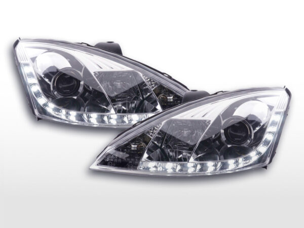 Phare Daylight LED feux de jour Ford Focus 1 C170 chrome -