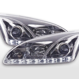 Phare Daylight LED feux de jour Ford Focus 2 C307 chrome -