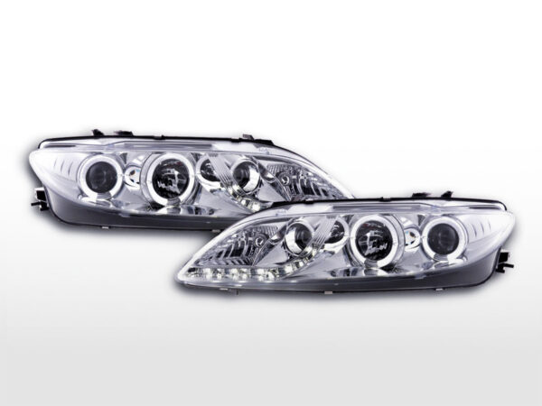 Phare Daylight LED DRL look Mazda 6 Limo 02-07 chrome -