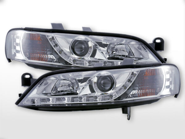 Phare Daylight LED feux de jour Opel Vectra B 95-99 chrome -