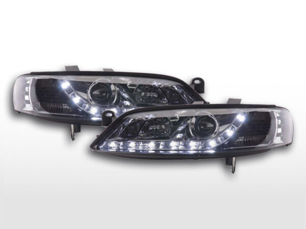 Phare Daylight LED feux de jour Opel Vectra B 99-02 chrome -