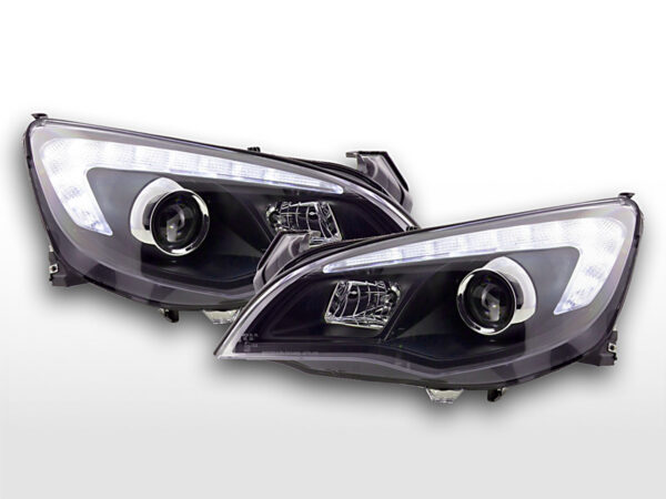 Phare avant Opel Astra J 5 portes 2009-2012 noir avec moteur -