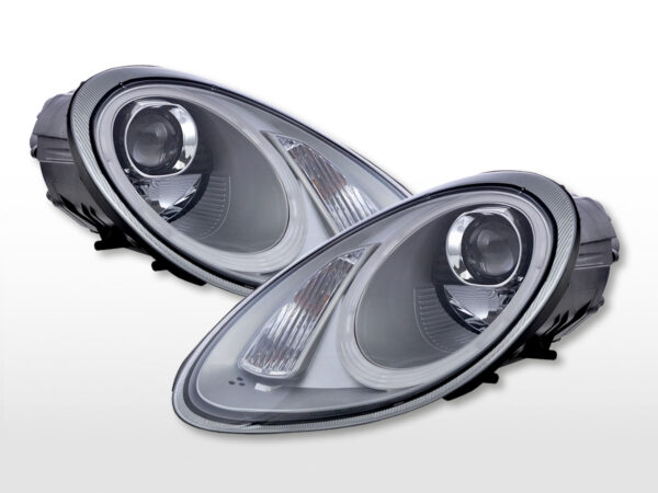 Phare LED Daylight look DRL Porsche Boxster (987) 04-08 argent -