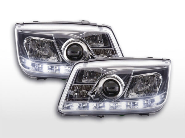 Phare Daylight LED feux de jour VW Bora 98-05 chrome -