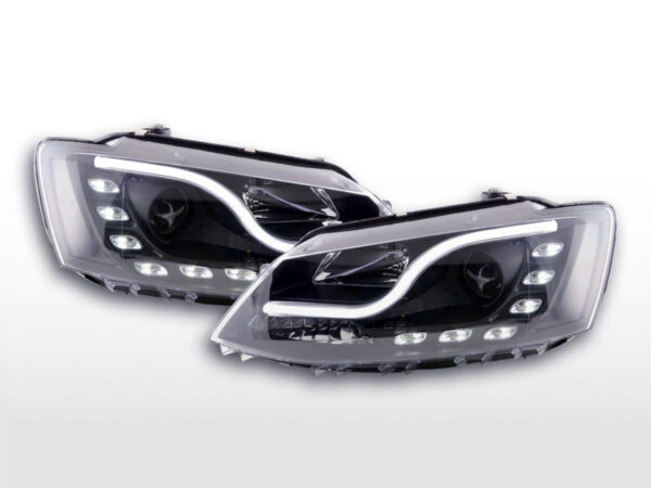 Phare Daylight LED feux de jour VW Jetta 6 à partir de 2011 noir -