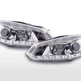 Phare Daylight LED Feux de jour LED VW Golf 6 type 1K 08- chrome pour conduite à droite -