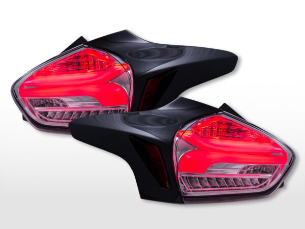 Feux arrière LED Ford Focus (C346) 2015-2018 chromés - – Image 2