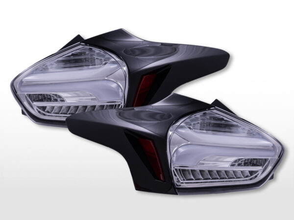 Feux arrière LED Ford Focus (C346) 2015-2018 chromés -