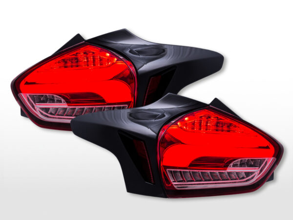 Feux arrière LED Ford Focus (C346) 2015-2018 rouge/clair - – Image 2