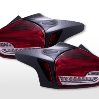 Feux arrière LED Ford Focus (C346) 2015-2018 rouge/clair -
