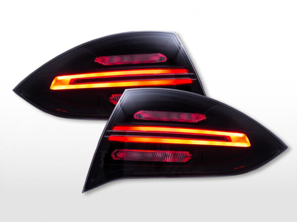 Feux arrière LED Porsche Cayenne (92A) 2011-2014 noir - – Image 2