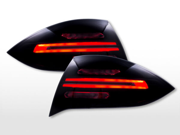 Feux arrière LED Porsche Cayenne (92A) 2011-2014 noir/fumé - – Image 2